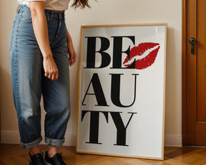 Beauty Plakat - 21 x 29.7 cm (A4) - Nellastore