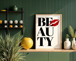 Beauty Plakat - 21 x 29.7 cm (A4) - Nellastore