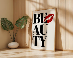 Beauty Plakat - 21 x 29.7 cm (A4) - Nellastore