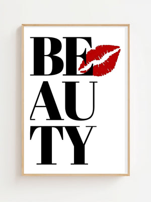 Beauty Plakat - 21 x 29.7 cm (A4) - Nellastore