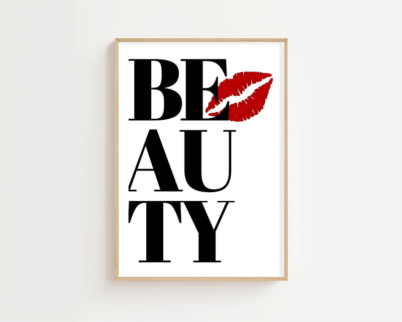 Beauty Plakat - 21 x 29.7 cm (A4) - Nellastore
