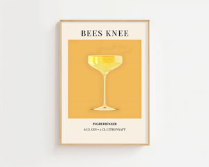 Bee's Knees Plakat - 21 x 29.7 cm (A4) - Nellastore