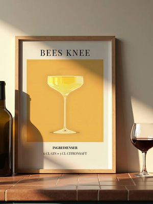 Bee's Knees Plakat - 21 x 29.7 cm (A4) - Nellastore