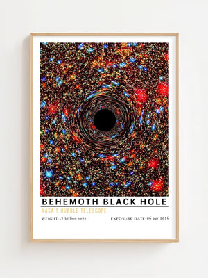 Behemoth Black Hole Plakat - 21 x 29.7 cm (A4) - Nellastore