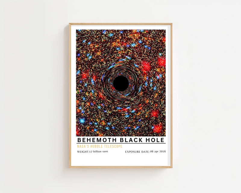 Behemoth Black Hole Plakat - 21 x 29.7 cm (A4) - Nellastore