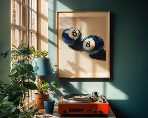 Behind The Eight Ball Plakat - 21 x 29.7 cm (A4) - Nellastore