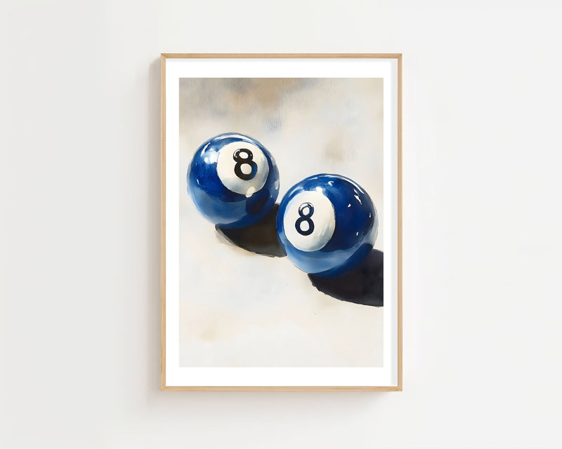 Behind The Eight Ball Plakat - 21 x 29.7 cm (A4) - Nellastore