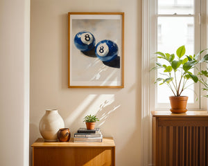 Behind The Eight Ball Plakat - 21 x 29.7 cm (A4) - Nellastore