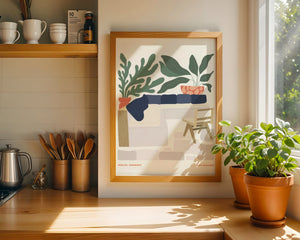 Berlin Corner Green Plakat - 21 x 29.7 cm - Nellastore