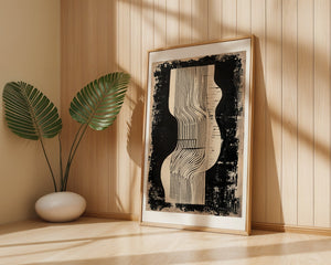 Black And White Columns Plakat - 21 x 29.7 cm (A4) - Nellastore