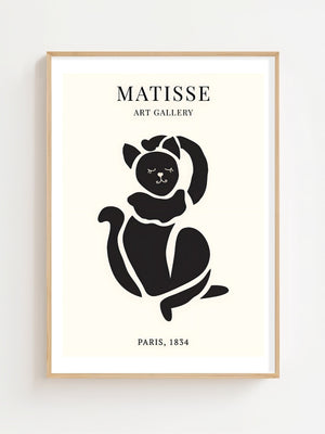 Black Cat Plakat - 21 x 29.7 cm (A4) - Nellastore