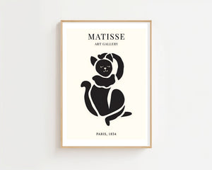 Black Cat Plakat - 21 x 29.7 cm (A4) - Nellastore