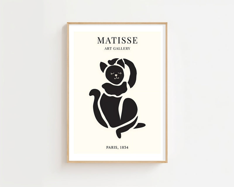 Black Cat Plakat - 21 x 29.7 cm (A4) - Nellastore