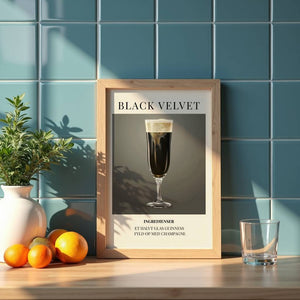 Black Velvet Plakat - 21 x 29.7 cm (A4) - Nellastore