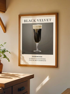 Black Velvet Plakat - 21 x 29.7 cm (A4) - Nellastore