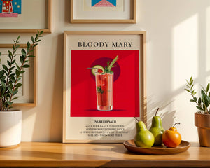 Bloody Mary Plakat - 21 x 29.7 cm (A4) - Nellastore