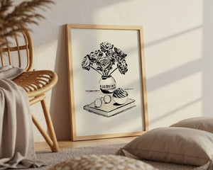 Bloom & Books Plakat - 21 x 29.7 cm - Nellastore
