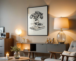 Bloom & Books Plakat - 21 x 29.7 cm - Nellastore