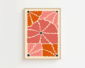 Blooming Petals Plakat - 21 x 29.7 cm - Nellastore