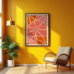 Blooming Petals Plakat - 21 x 29.7 cm - Nellastore