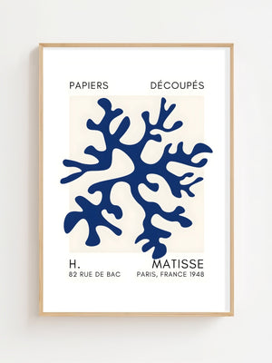 Blue Coral Cluster Plakat - 21 x 29.7 cm (A4) - Nellastore