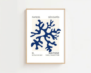 Blue Coral Cluster Plakat - 21 x 29.7 cm (A4) - Nellastore