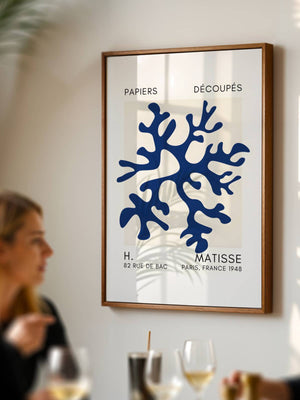 Blue Coral Cluster Plakat - 21 x 29.7 cm (A4) - Nellastore
