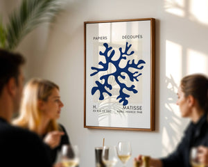 Blue Coral Cluster Plakat - 21 x 29.7 cm (A4) - Nellastore