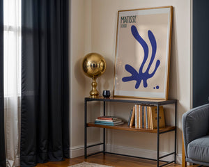 Blue Coral Design Plakat - 21 x 29.7 cm (A4) - Nellastore