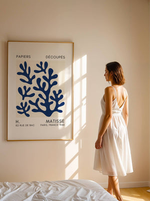 Blue Coral Duo Plakat - 21 x 29.7 cm (A4) - Nellastore