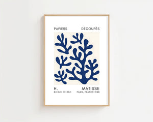 Blue Coral Duo Plakat - 21 x 29.7 cm (A4) - Nellastore