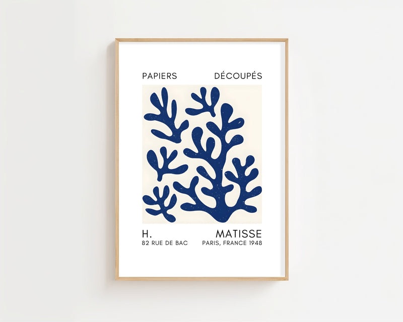 Blue Coral Duo Plakat - 21 x 29.7 cm (A4) - Nellastore