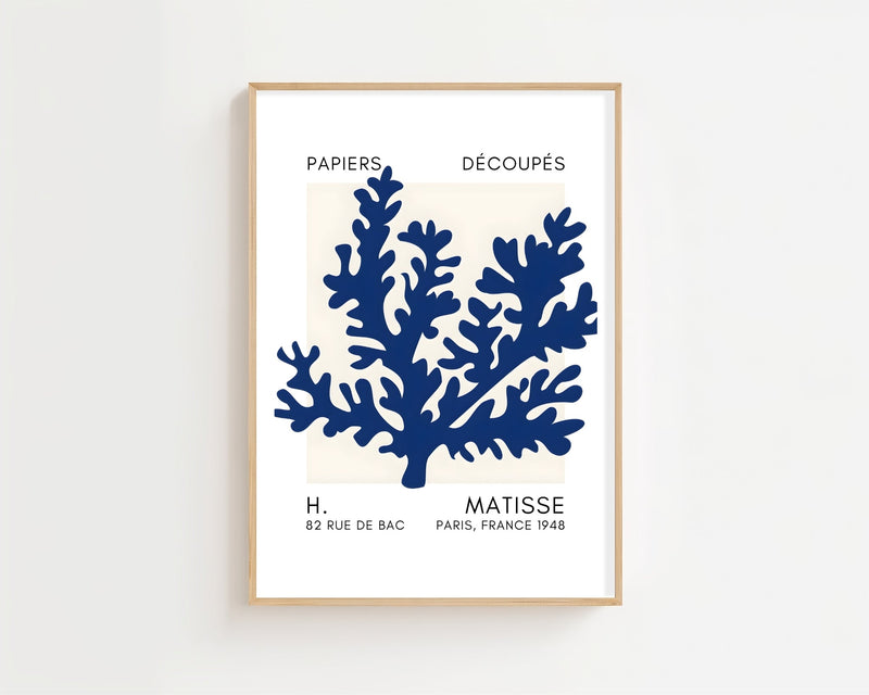 Blue Coral Tree Plakat - 21 x 29.7 cm (A4) - Nellastore