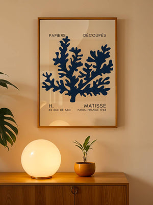 Blue Coral Tree Plakat - 21 x 29.7 cm (A4) - Nellastore