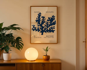 Blue Coral Tree Plakat - 21 x 29.7 cm (A4) - Nellastore