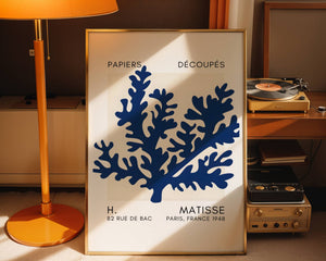 Blue Coral Tree Plakat - 21 x 29.7 cm (A4) - Nellastore