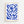 Blue Flow Forms Plakat - 21 x 29.7 cm - Nellastore