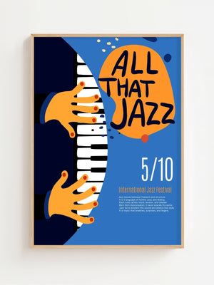 Blue Note Keys Plakat - 21 x 29.7 cm - Nellastore