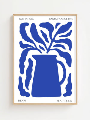 Blue Pitcher Plant Plakat - 21 x 29.7 cm - Nellastore