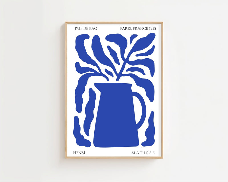 Blue Pitcher Plant Plakat - 21 x 29.7 cm - Nellastore