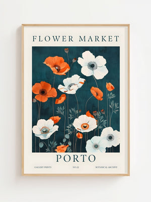 Blue Poppy Plakat - 21 x 29.7 cm (A4) - Nellastore