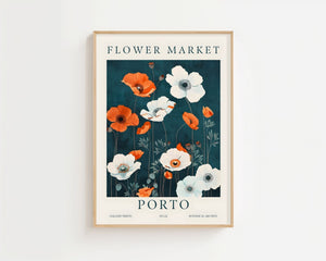 Blue Poppy Plakat - 21 x 29.7 cm (A4) - Nellastore