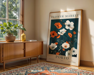 Blue Poppy Plakat - 21 x 29.7 cm (A4) - Nellastore