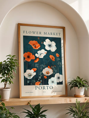 Blue Poppy Plakat - 21 x 29.7 cm (A4) - Nellastore