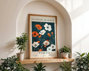 Blue Poppy Plakat - 21 x 29.7 cm (A4) - Nellastore