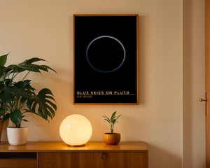 Blue Skies on Pluto Plakat - 21 x 29.7 cm (A4) - Nellastore