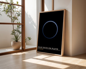 Blue Skies on Pluto Plakat - 21 x 29.7 cm (A4) - Nellastore