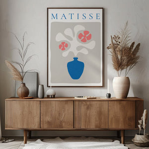 Blue Vase Forms Matisse Plakat - 21 x 29.7 cm - Nellastore