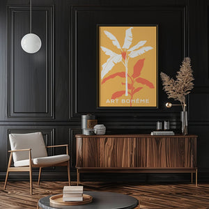 Boheme Palm Glow Plakat - 21 x 29.7 cm (A4) - Nellastore