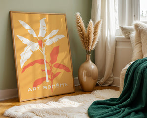 Boheme Palm Glow Plakat - 21 x 29.7 cm (A4) - Nellastore
